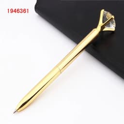 image-Fashion 095 Big Carat Large Diamond Crystal Business office Ballpoint Pens Pen For School Stationery Office Supplies