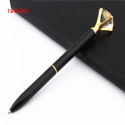 image-Fashion 095 Big Carat Large Diamond Crystal Business office Ballpoint Pens Pen For School Stationery Office Supplies
