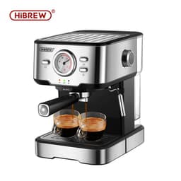 image-HiBREW Coffee Machine Cafetera 20 Bar Espresso inox Semi Automatic Expresso Cappuccino Hot Water Steam Temperature Display H5