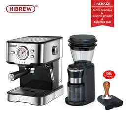 image-HiBREW Coffee Machine Cafetera 20 Bar Espresso inox Semi Automatic Expresso Cappuccino Hot Water Steam Temperature Display H5