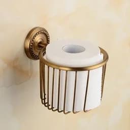 image-. Solid Brass Bathroom Accessories Set,Robe hook,Paper Holder,Towel Bar,Soap Basket,Bathroom Fitting Sets