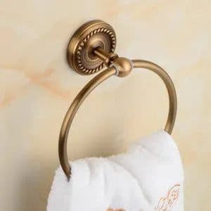 image-. Solid Brass Bathroom Accessories Set,Robe hook,Paper Holder,Towel Bar,Soap Basket,Bathroom Fitting Sets