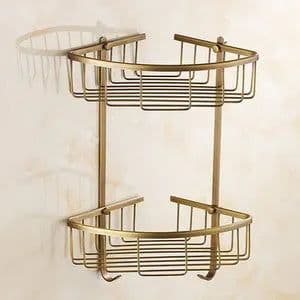 image-. Solid Brass Bathroom Accessories Set,Robe hook,Paper Holder,Towel Bar,Soap Basket,Bathroom Fitting Sets
