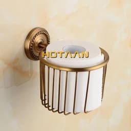 image-. Solid Brass Bathroom Accessories Set,Robe hook,Paper Holder,Towel Bar,Soap Basket,Bathroom Fitting Sets