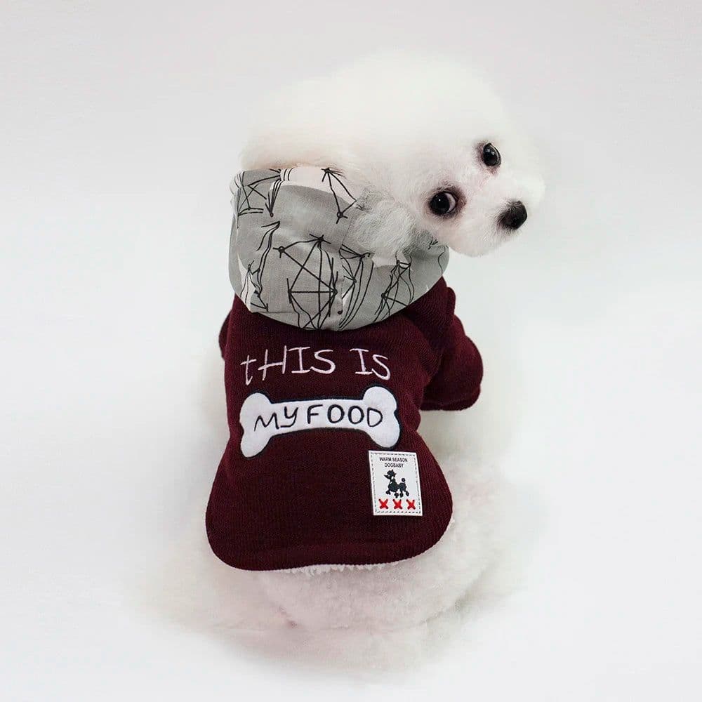 image-High Quality Pets Dog Clothes Cotton Winter Thicken Jacket Coat Costumes Hoodies Clothes for Small Puppy Dogs Cat Clothing 2021