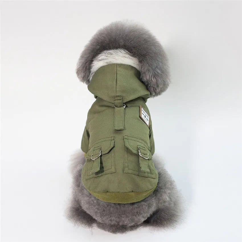 image-High Quality Pets Dog Clothes Cotton Winter Thicken Jacket Coat Costumes Hoodies Clothes for Small Puppy Dogs Cat Clothing 2021