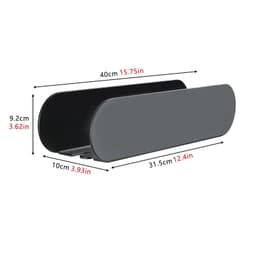 image-Design Bathroom Shelf Organizer Black Aluminum Shower Caddy With Hook Wc Accessories On Wall Decoration Kitchen Storage Rack