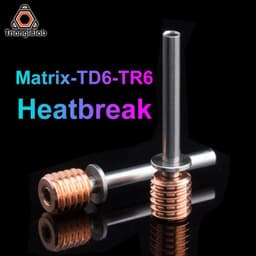 image-Trianglelab TD6 HEATBREAK Matrix Heatbreak Bimetal Bi-metal Throat For Matrix Extruder TCHC TD6 TR6 Hotend 3D Printer