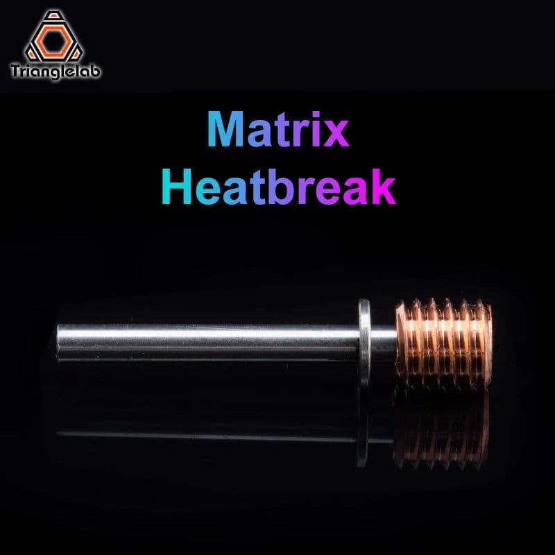 image-Trianglelab TD6 HEATBREAK Matrix Heatbreak Bimetal Bi-metal Throat For Matrix Extruder TCHC TD6 TR6 Hotend 3D Printer