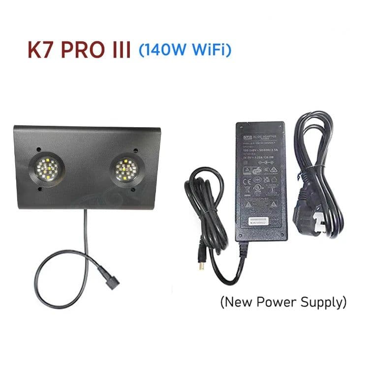 image-Noopsyche NP K7 Pro V3 III 140W App WiFi Full Spectrum Saltwater LED Aquarium Light for Coral Reef SPS/ LPS