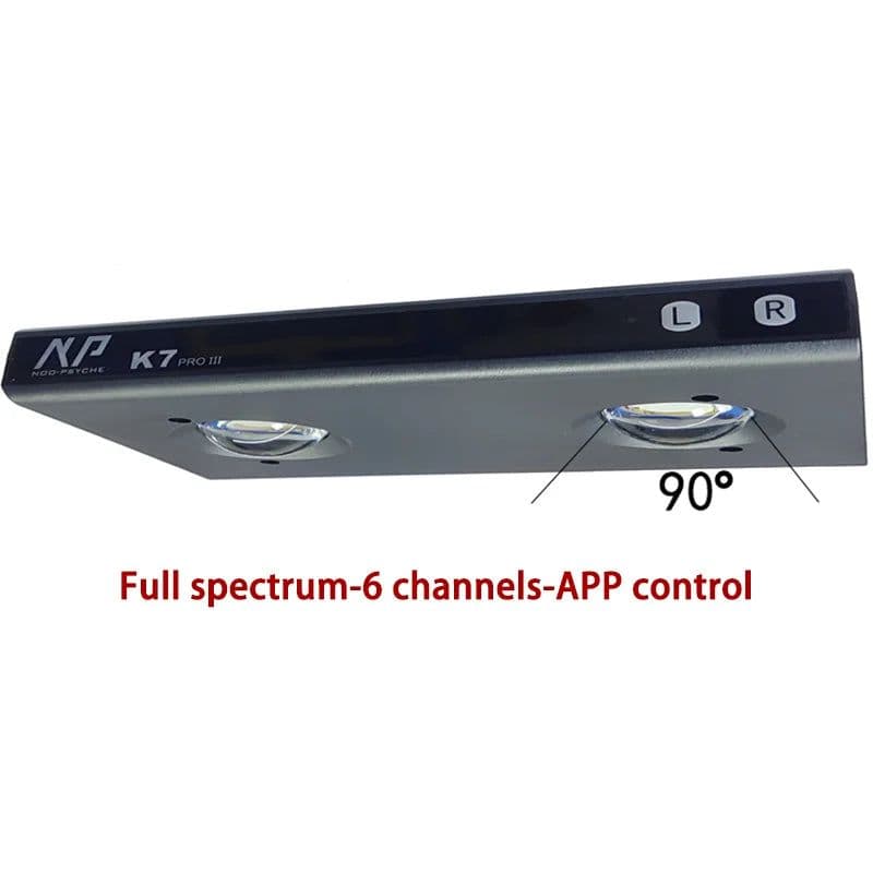 image-Noopsyche NP K7 Pro V3 III 140W App WiFi Full Spectrum Saltwater LED Aquarium Light for Coral Reef SPS/ LPS