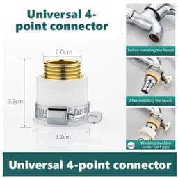 image-Kitchen Faucet Extension Hose Bathroom 360° Rotation Bending Faucet Extender Wash Basin Water Saving Tap Filter Extension Tube