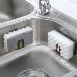 image-2021 new 1pcs Kitchen Suction Cup Sink Drain Rack Sponge Storage Holder Kitchen Sink Soap Rack Bathroom Accessories Organizer