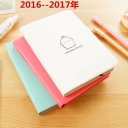 image-Cute Rabbit Diary Notebook Kawaii Cartoon Journal Planner Agenda Notepad for School Student Note Book Gift Stationery PU Covers