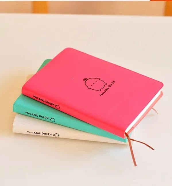 image-Cute Rabbit Diary Notebook Kawaii Cartoon Journal Planner Agenda Notepad for School Student Note Book Gift Stationery PU Covers