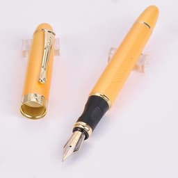 image-Jinhao X450 Luxury Dazzle Blue Fountain Pen High Quality Metal Inking Pens for Office Supplies School Supplies