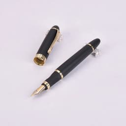 image-Jinhao X450 Luxury Dazzle Blue Fountain Pen High Quality Metal Inking Pens for Office Supplies School Supplies