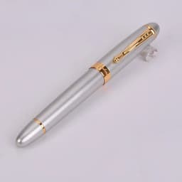 image-Jinhao X450 Luxury Dazzle Blue Fountain Pen High Quality Metal Inking Pens for Office Supplies School Supplies