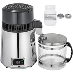 image-VEVOR 4L Pure Water Distiller Purifier Filter Dispenser Drinking Bottle Softener Temp Display Overheat Protection Home Appliance