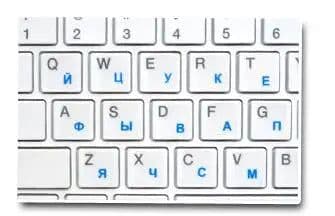 image-Russian Keyboard Stickers Transparent Paster Tags Strong Viscosity Keyboard Cover Alphabet Layout With Button Letters Waterproof