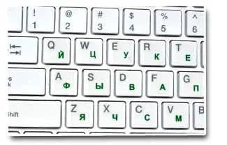 image-Russian Keyboard Stickers Transparent Paster Tags Strong Viscosity Keyboard Cover Alphabet Layout With Button Letters Waterproof