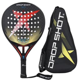 image-Padel Racket 38mm EVA Soft 3D Face Full 3K/12K Carbon Spin & Control Professional Padel Paddle with Cover