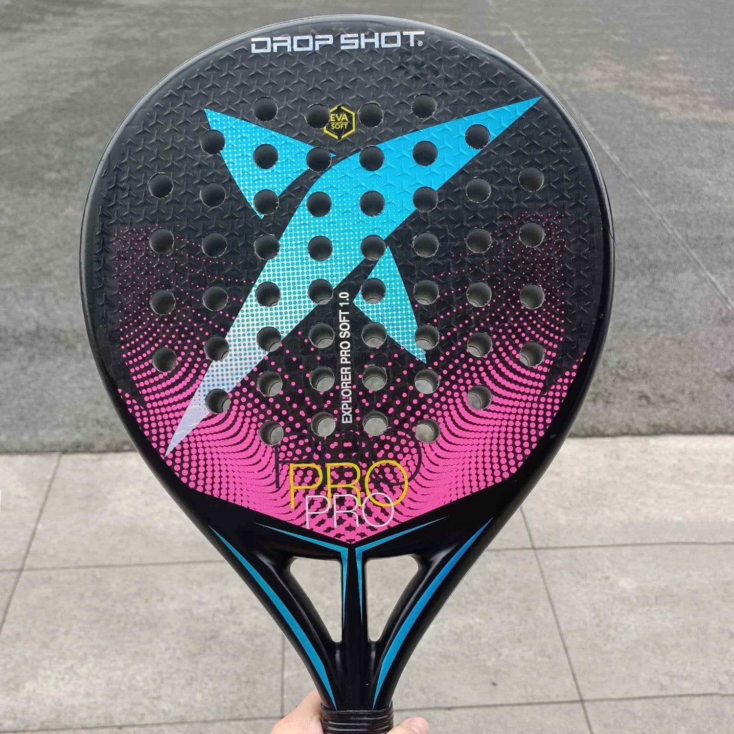image-Padel Racket 38mm EVA Soft 3D Face Full 3K/12K Carbon Spin & Control Professional Padel Paddle with Cover