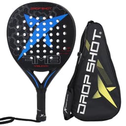 image-Padel Racket 38mm EVA Soft 3D Face Full 3K/12K Carbon Spin & Control Professional Padel Paddle with Cover