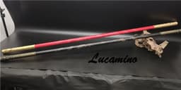 image-Wooden Monkey King Staff Kungfu Wooden Wushu Sticks Monkey Cudgels Carving dragon golden Cudgel Sun WuKong weapon practice