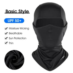 image-WEST BIKING Summer Breathable Cycling Cap Anti-UV Balaclava Men Full Face Mask Bicycle Motorcycle Running Cooling Sport Gear