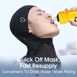 image-WEST BIKING Summer Breathable Cycling Cap Anti-UV Balaclava Men Full Face Mask Bicycle Motorcycle Running Cooling Sport Gear