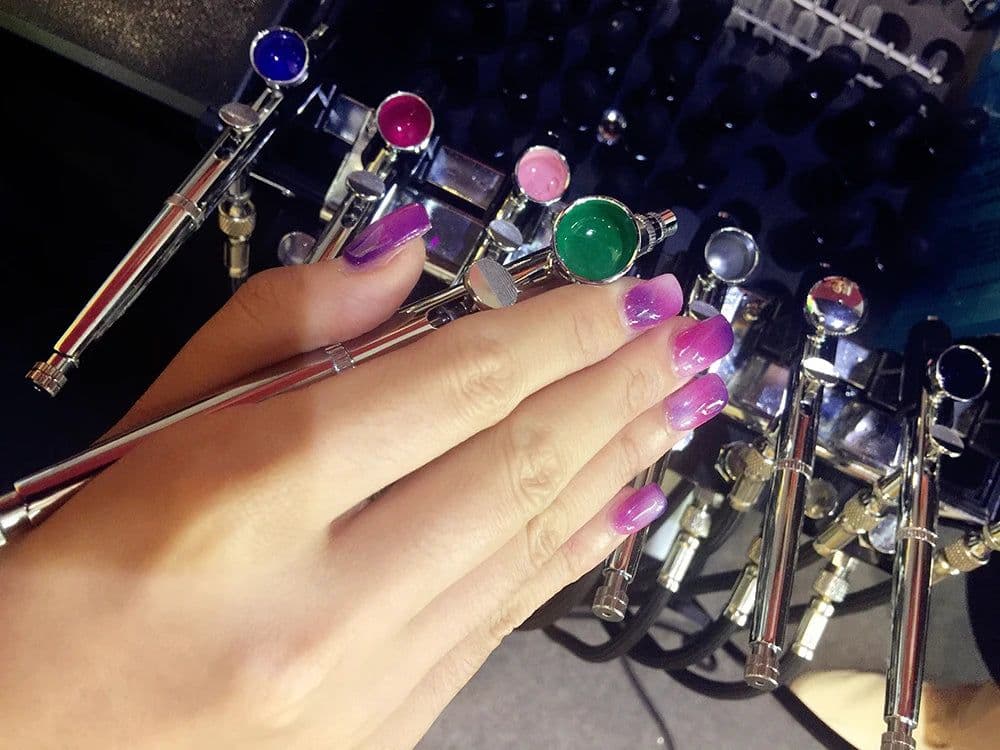 image-OPHIR Airbrush Nail Gel Manicure UV LED Gel for Airbrush Alcohol Base 3 Step Nail Art Polish Gel 30 Color for Choose S001-