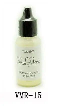 image-Tsukineko Transparent Ink Pads VM-001 VMS VersaMark Pigment Inkpads Clear Watermark Stamp Pad Japan