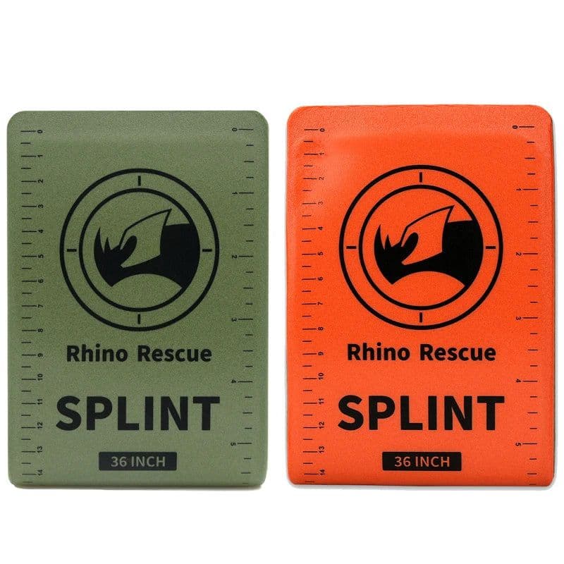 image-Rhino Rescue Emergency Splint Moldable Medical First Aid Survival Lightweight Reusable Combat Military Splint For Camping