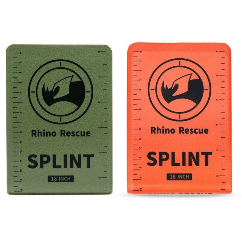 image-Rhino Rescue Emergency Splint Moldable Medical First Aid Survival Lightweight Reusable Combat Military Splint For Camping