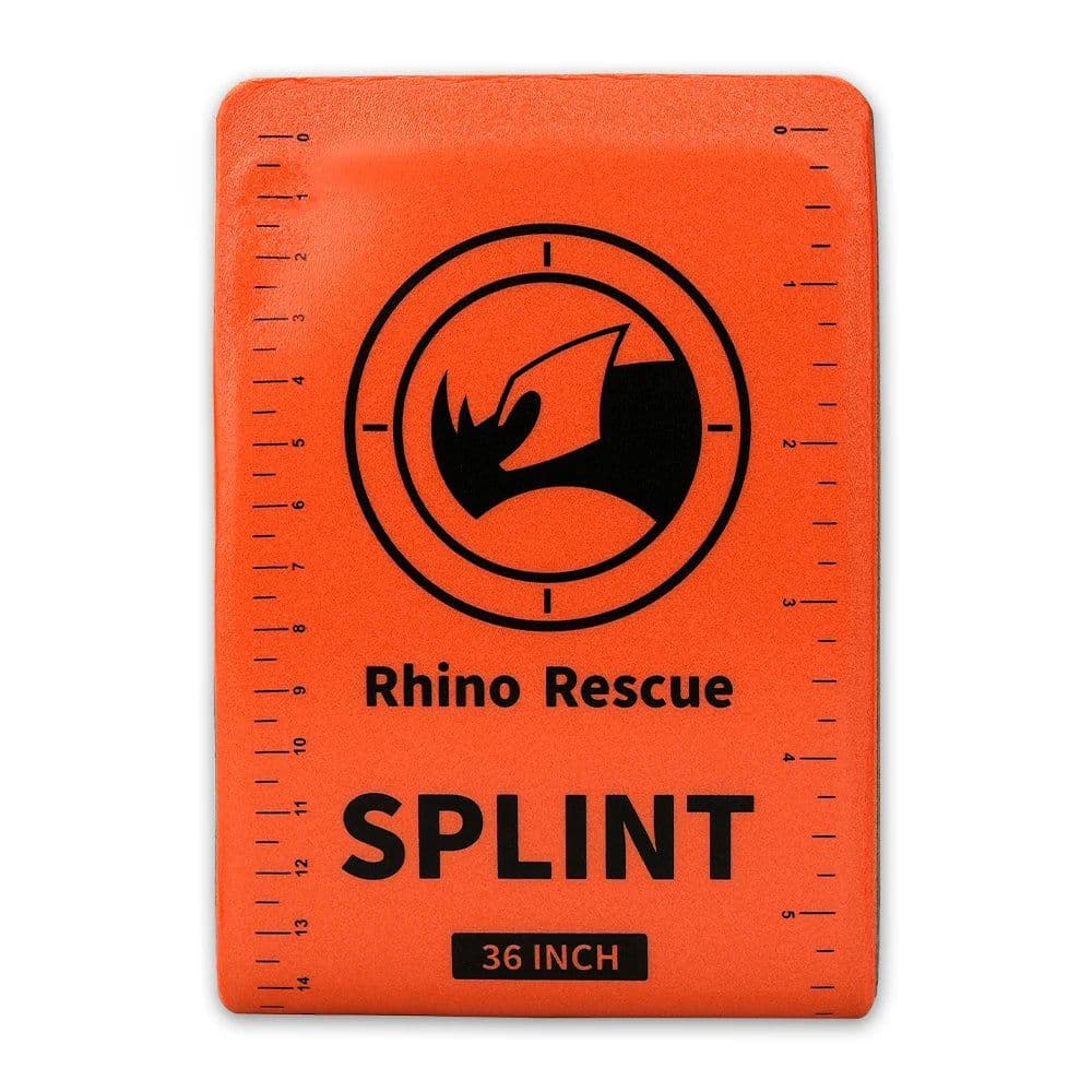 image-Rhino Rescue Emergency Splint Moldable Medical First Aid Survival Lightweight Reusable Combat Military Splint For Camping