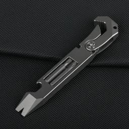 image-EDC Titanium alloy Crowbar tools Hand Outdoor Camping Gear EDC Multifunction Tools Gift Collection
