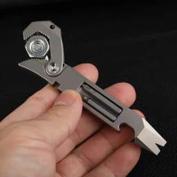 image-EDC Titanium alloy Crowbar tools Hand Outdoor Camping Gear EDC Multifunction Tools Gift Collection