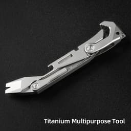 image-EDC Titanium alloy Crowbar tools Hand Outdoor Camping Gear EDC Multifunction Tools Gift Collection