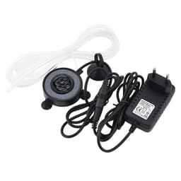image-Color Changing LED Air Bubble Light Underwater Submersible Fish Tank Light Aquarium Air Bubble Lamp Making Oxygen for Fish Tank