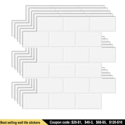 image-Big Size Vinyl Wallpaper Best Selling 2mm 3d Subway Wall Tiles Strong Adehesive Wall Stickers for Kitchen Bathroom Decoration
