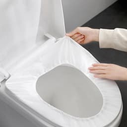image-5/10pcs Disposable Toilet Seat Cover WC Toilet Mat Biodegradable Travel Camping Hotel Toilet Paper Pad Bathroom Accessories