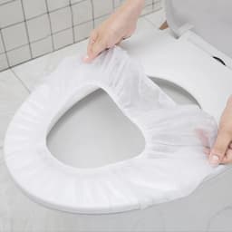 image-5/10pcs Disposable Toilet Seat Cover WC Toilet Mat Biodegradable Travel Camping Hotel Toilet Paper Pad Bathroom Accessories
