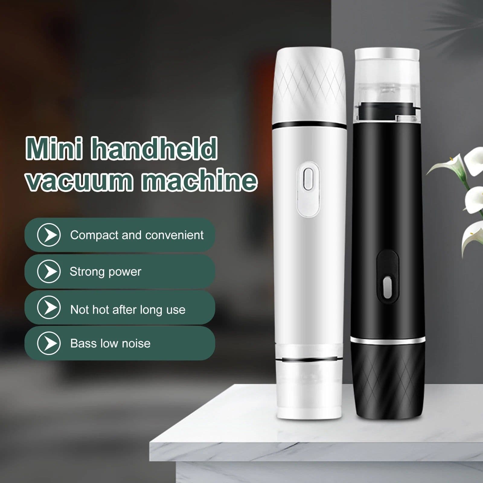 image-Electric Automatic Vacuum Sealer Handheld Food Bag Sealed Wand Wet And Dry Use Seafood Seal Packing Tool Travel Kichen Gadgets