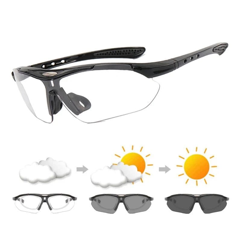 image-SUPERIDE Photochromic Running Cycling Sunglasses Men Women Bicycle Glasses with Myopia Frame Polarized Road Bike MTB Eyewear