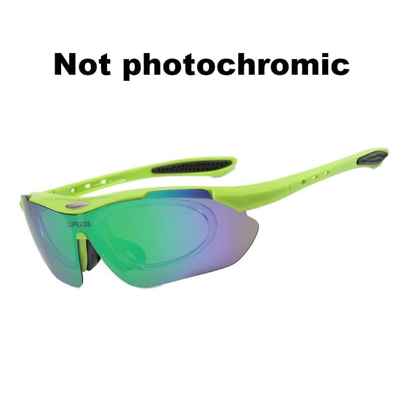 image-SUPERIDE Photochromic Running Cycling Sunglasses Men Women Bicycle Glasses with Myopia Frame Polarized Road Bike MTB Eyewear