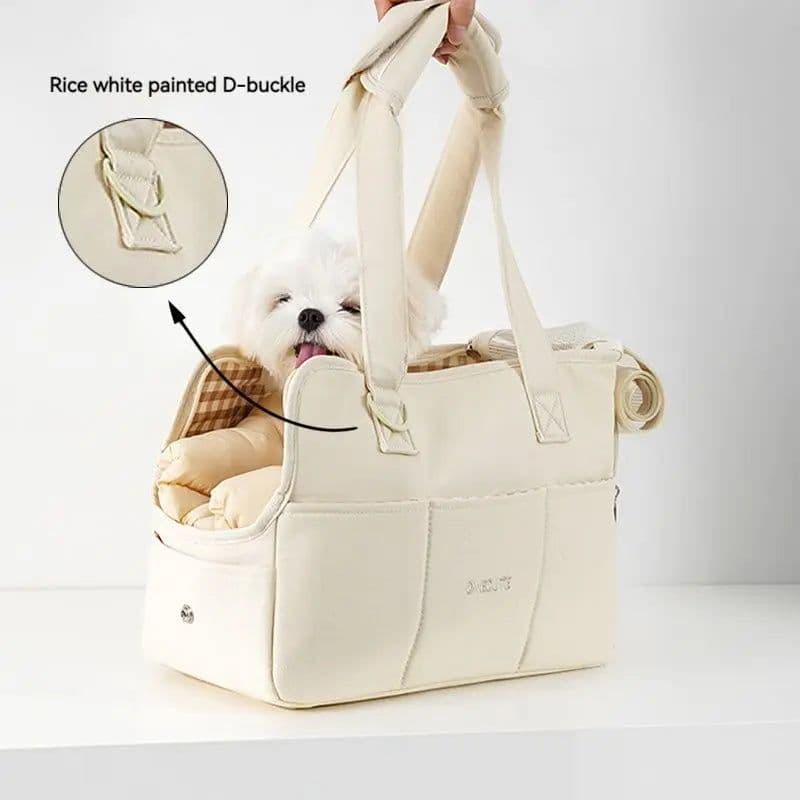 image-Puppy Go Out Portable Shoulder Handbag Dog Bag Pet Cat Chihuahua Yorkshire Dog Supplies Suitable For Small Dogs dog carrier