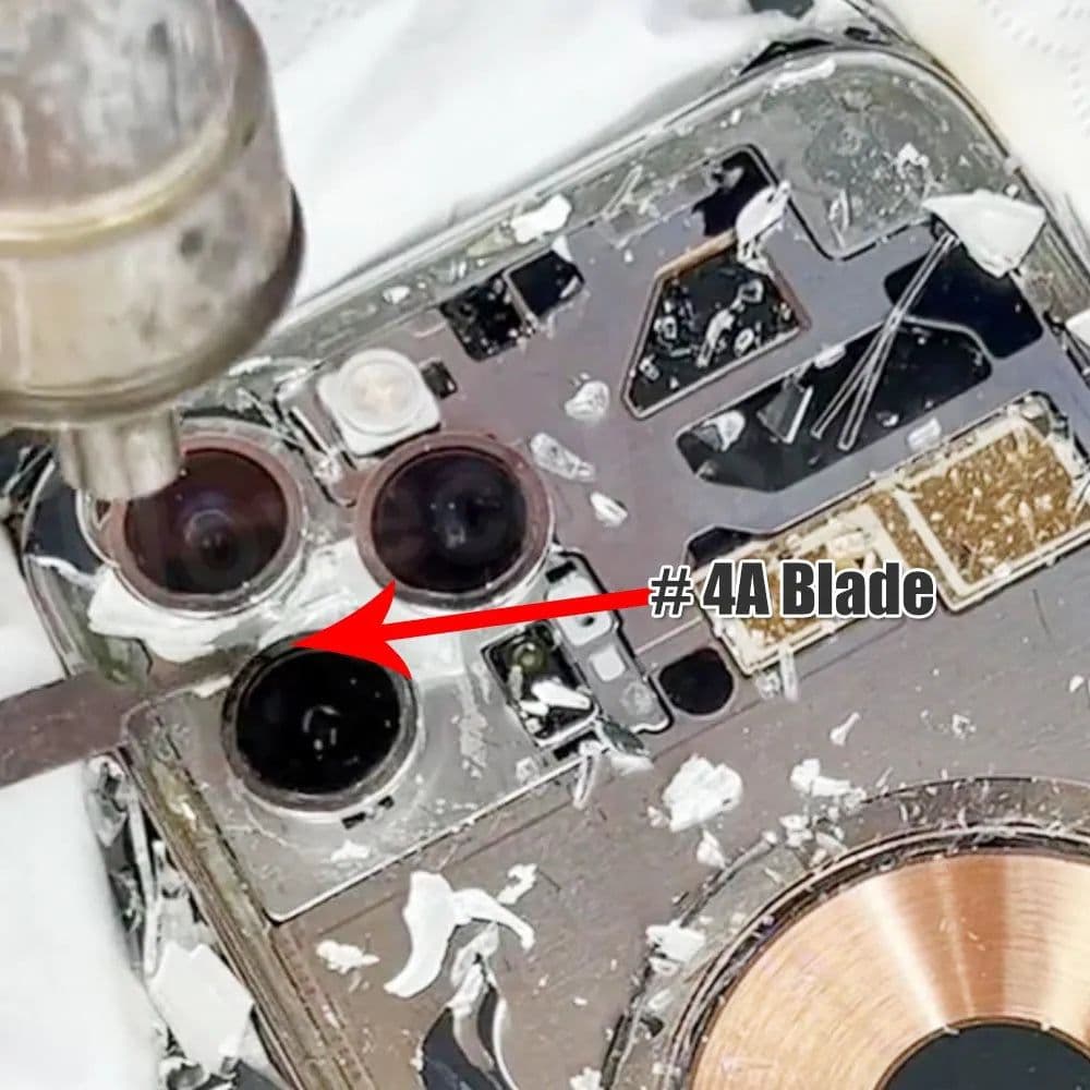 image-Back Cover Glass Disassembly Tool for iPhone 15 14 13 12 11 Pro Max Mobile Phone Repair Rear Housing Glass Remove Opening Tools