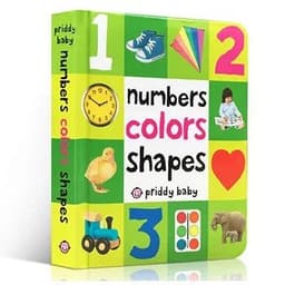image-First 100 Animals Words Colors Book for Kids Early Education Board Book Baby Learning English Picture Books Montessori Toys