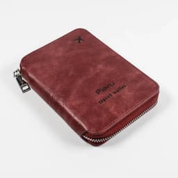 image-Multifunctional Rfid Anti-Theft Brush Passport Holder Document Bag Travel Wallet Zipper Storage Bag Leather Case Passport Holder